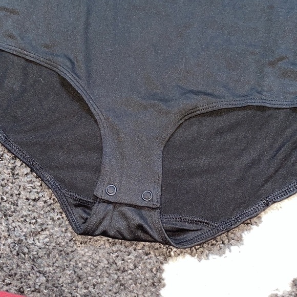 NWT 32 Degrees Heat Black Bodysuit size M - Picture 4 of 5